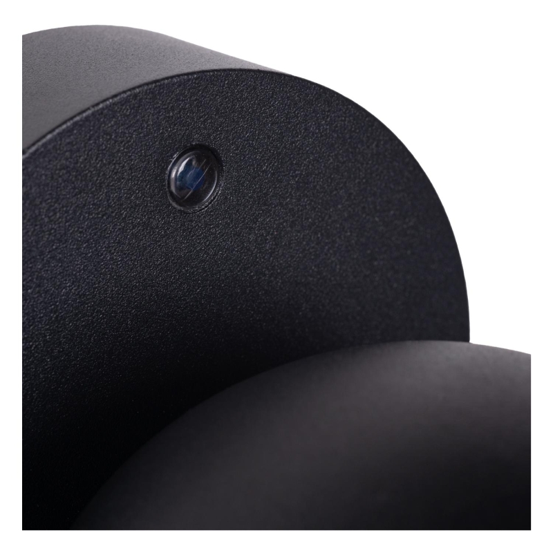 Lucide FINN - Nástenné svietidlo Vonkajšie - LED - 1x12W 3100K - IP54 - Čierne